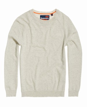 Superdry Orange Label Cotton Crew Neck Férfi Ugró Szürke | LQRZW6085